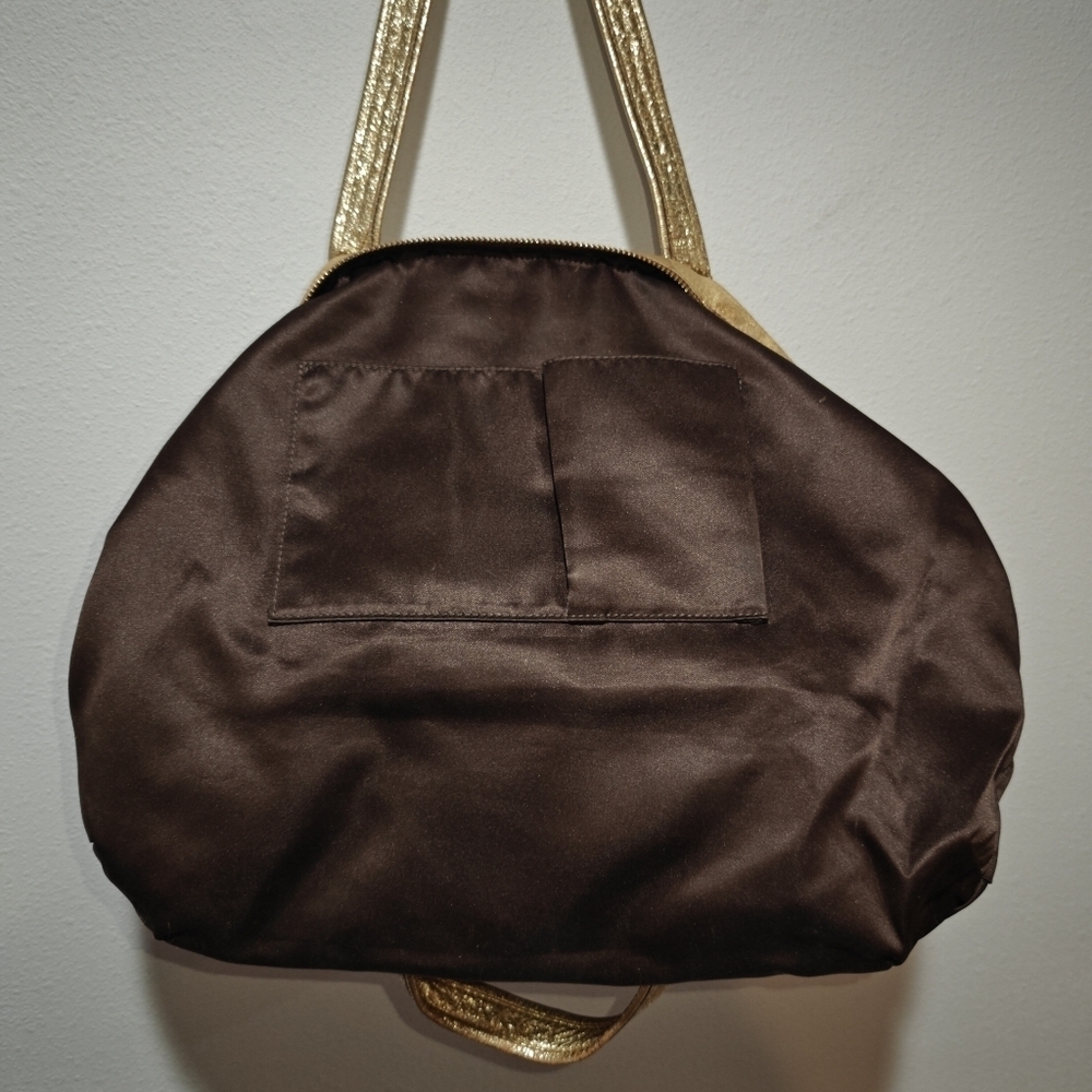 Vintage Y2K Coach Poppy Purse Tag Attached Tote Gold Signature Monogram Logo - Picture 15 of 16